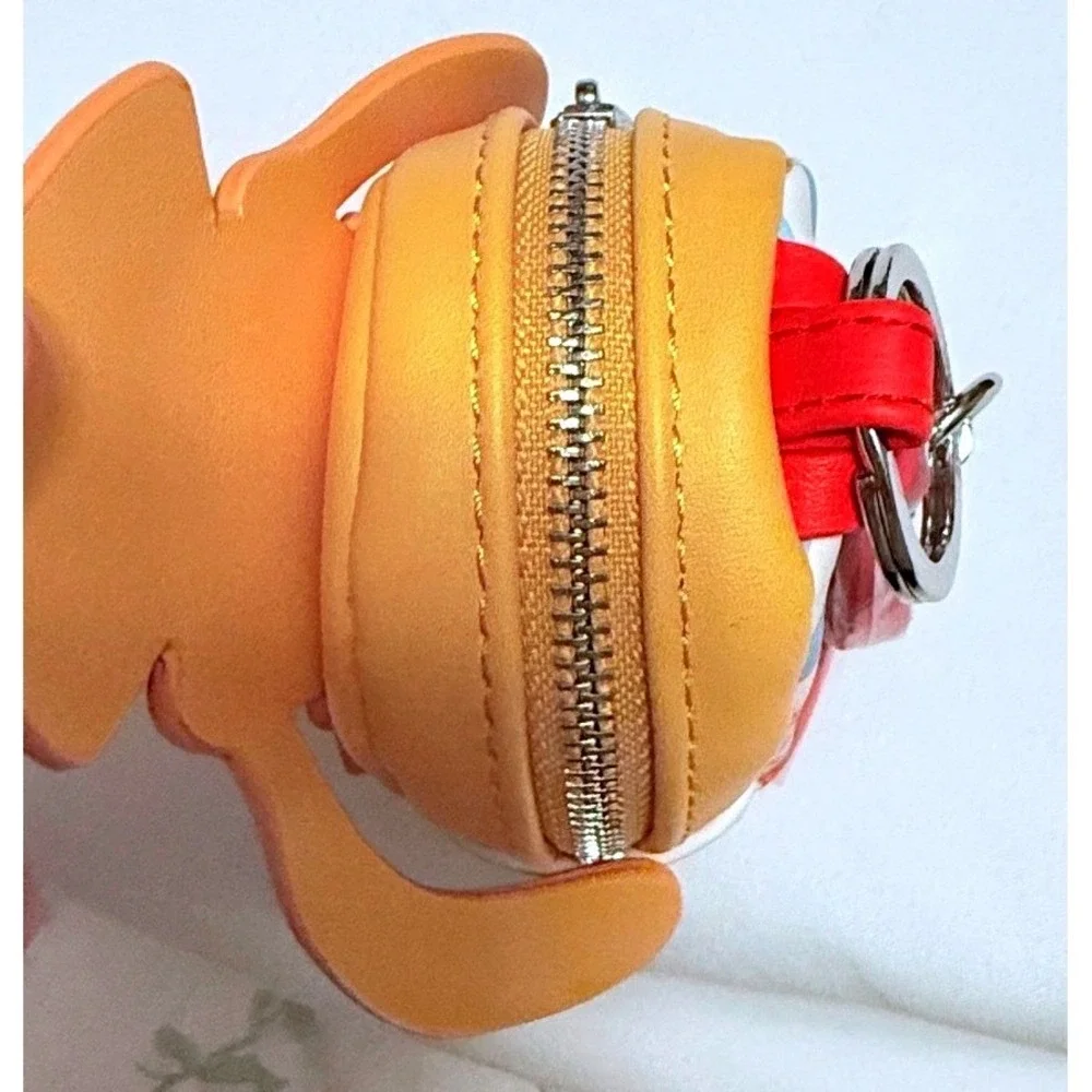 Loungefly Disney Pluto 95th Anniversary Bag Charm Kids OS Orange‎ NEW Sailor Hat
